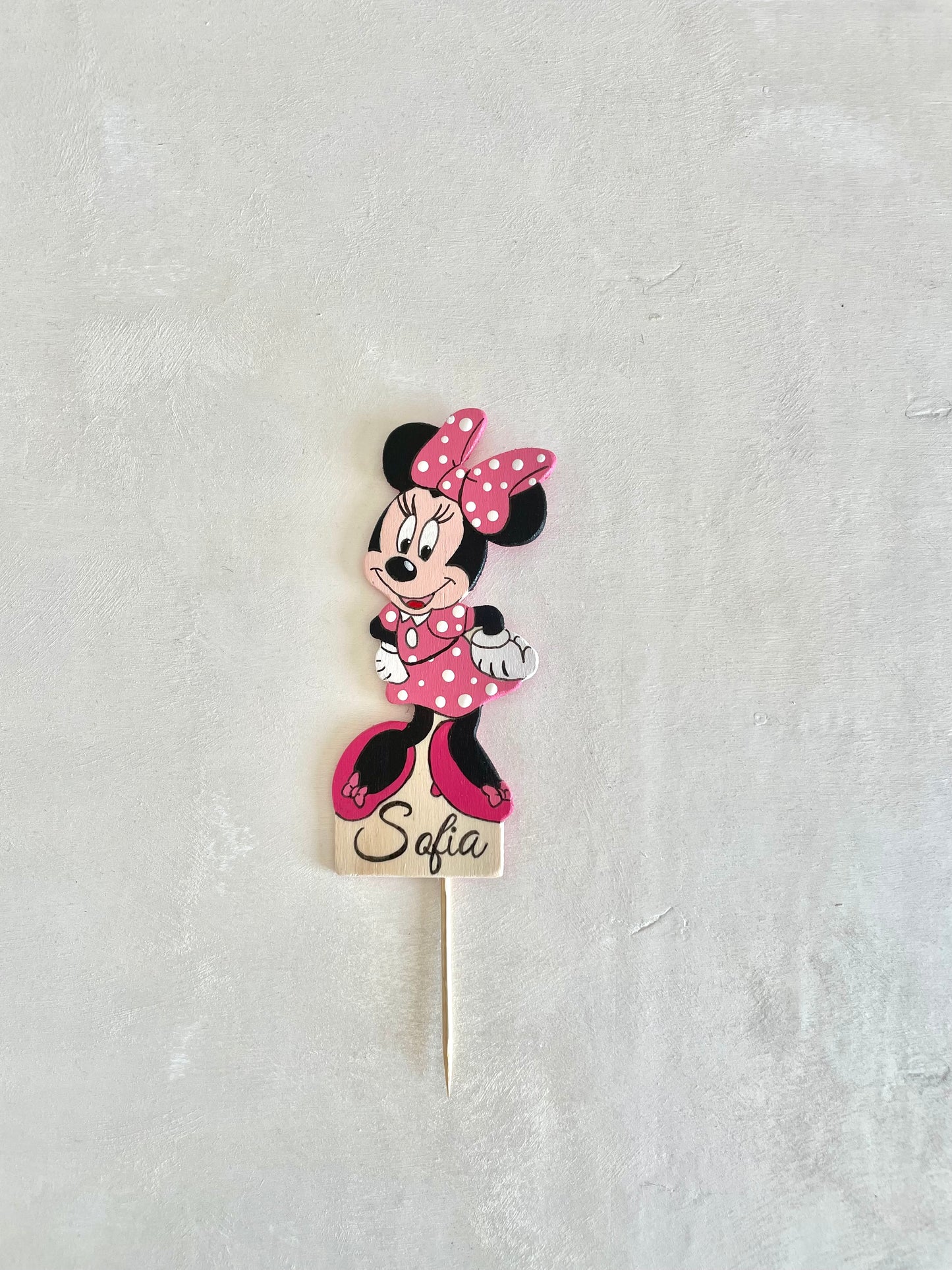 Cake topper - Decorazione in legno per torte
