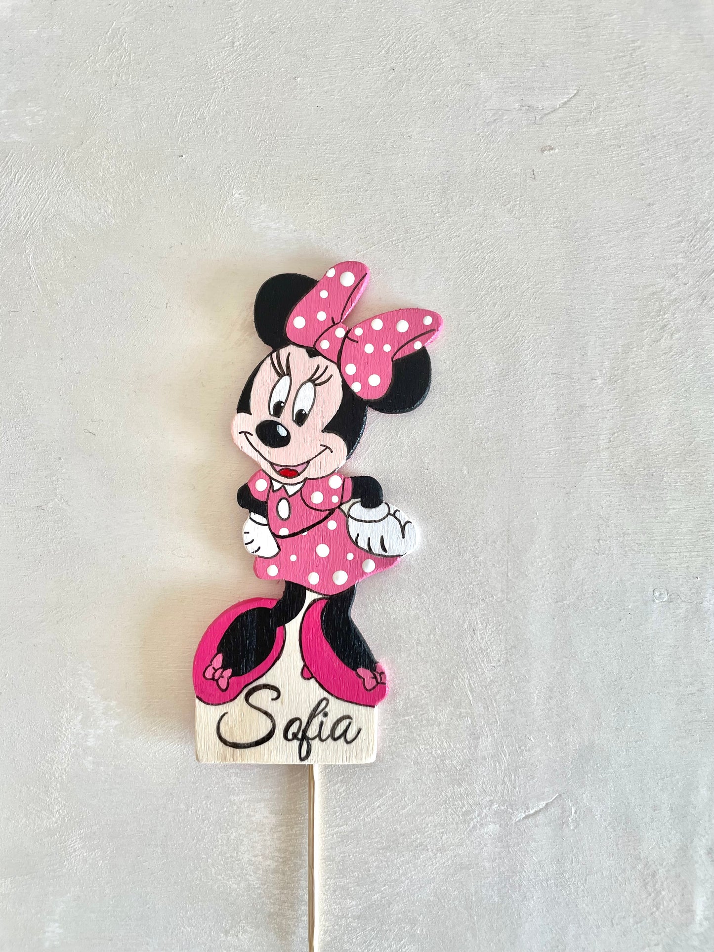 Cake topper - Decorazione in legno per torte