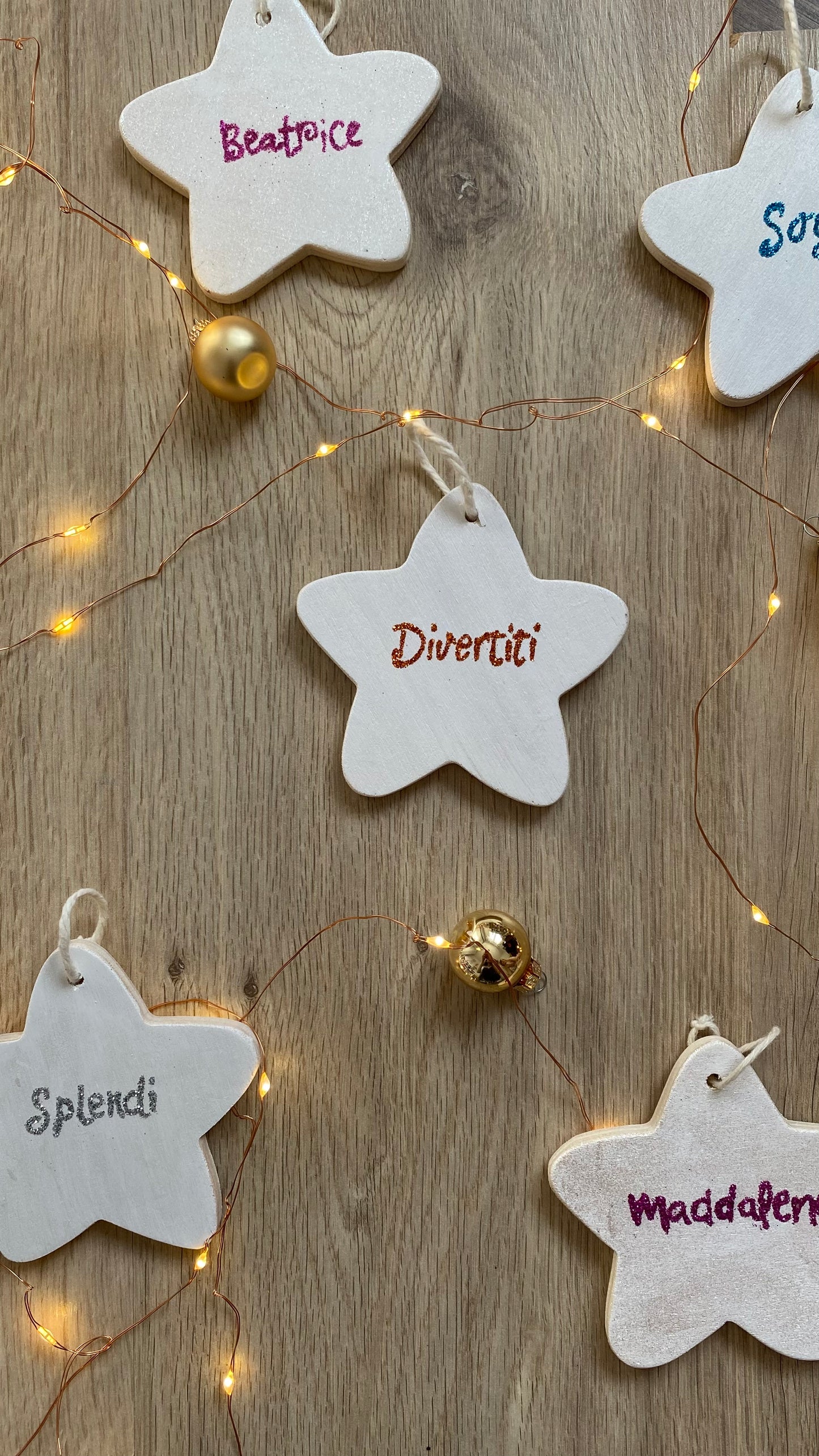 STELLINE - Addobbo natalizio per l'albero