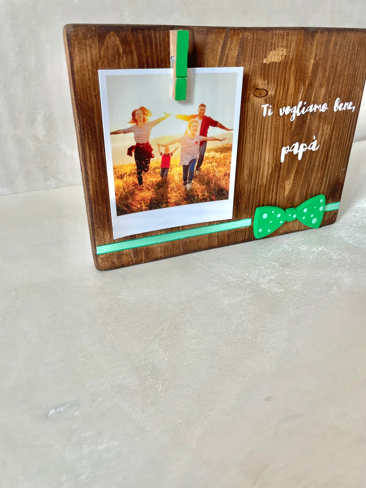 Targhetta portafoto - festa del papà