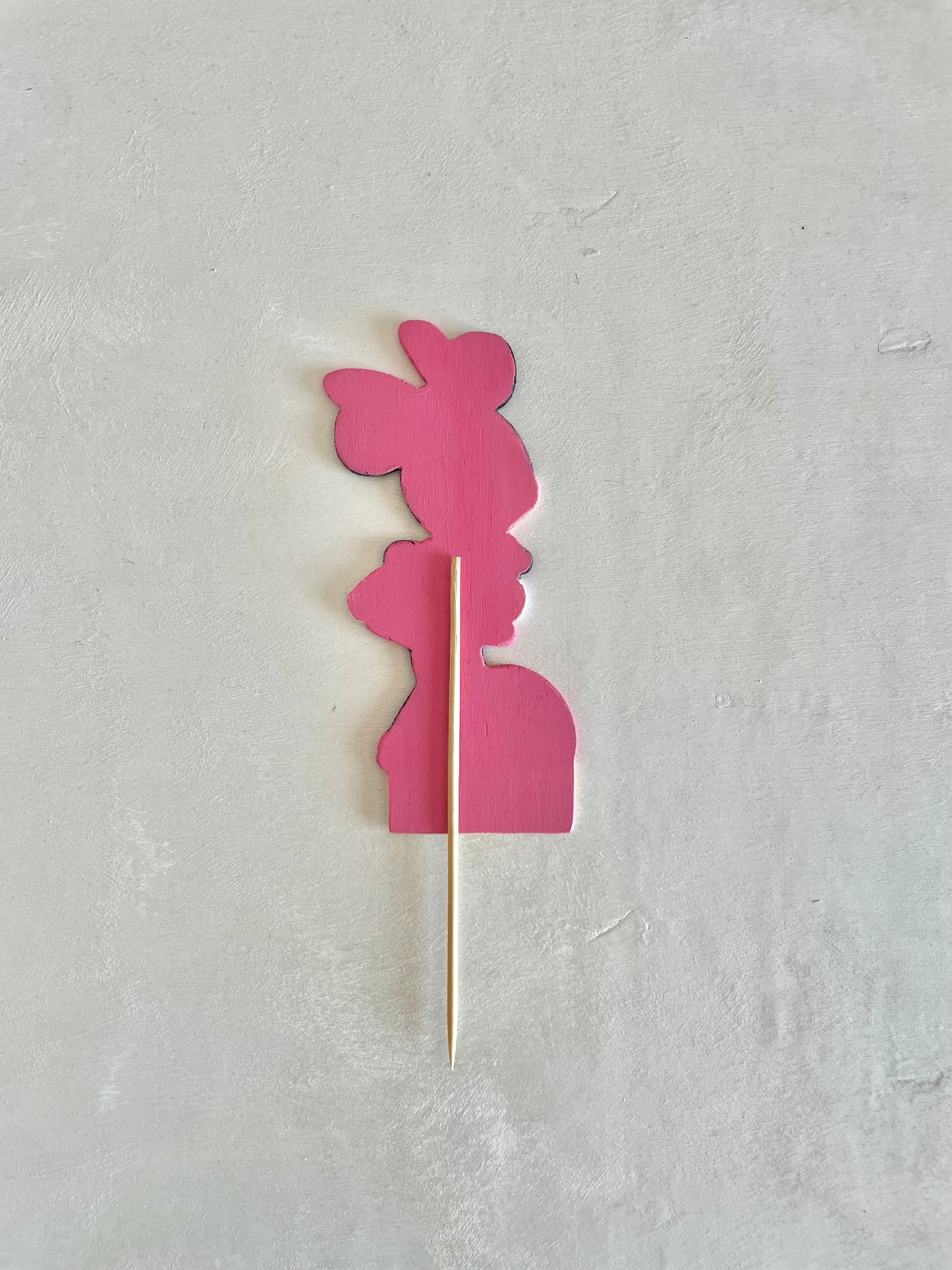 Cake topper - Decorazione in legno per torte