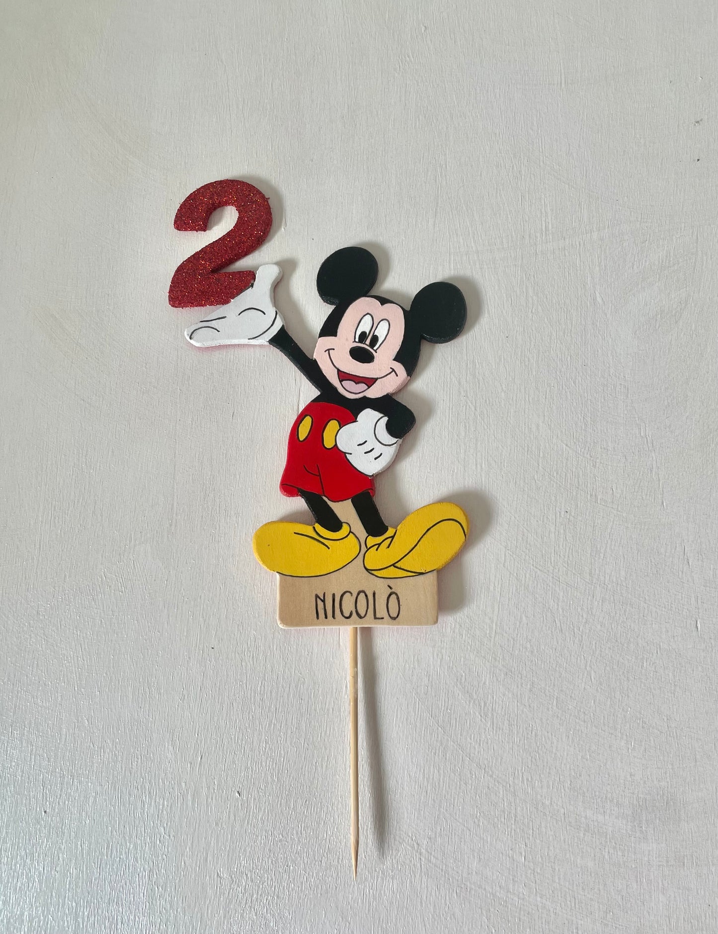 Cake topper - Decorazione in legno per torte