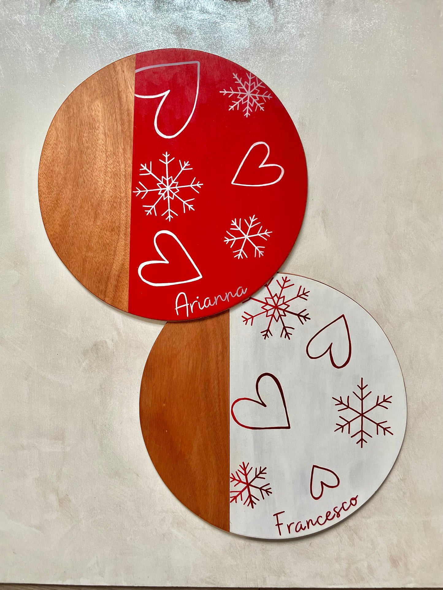 Sottopiatti/tovagliette natalizie