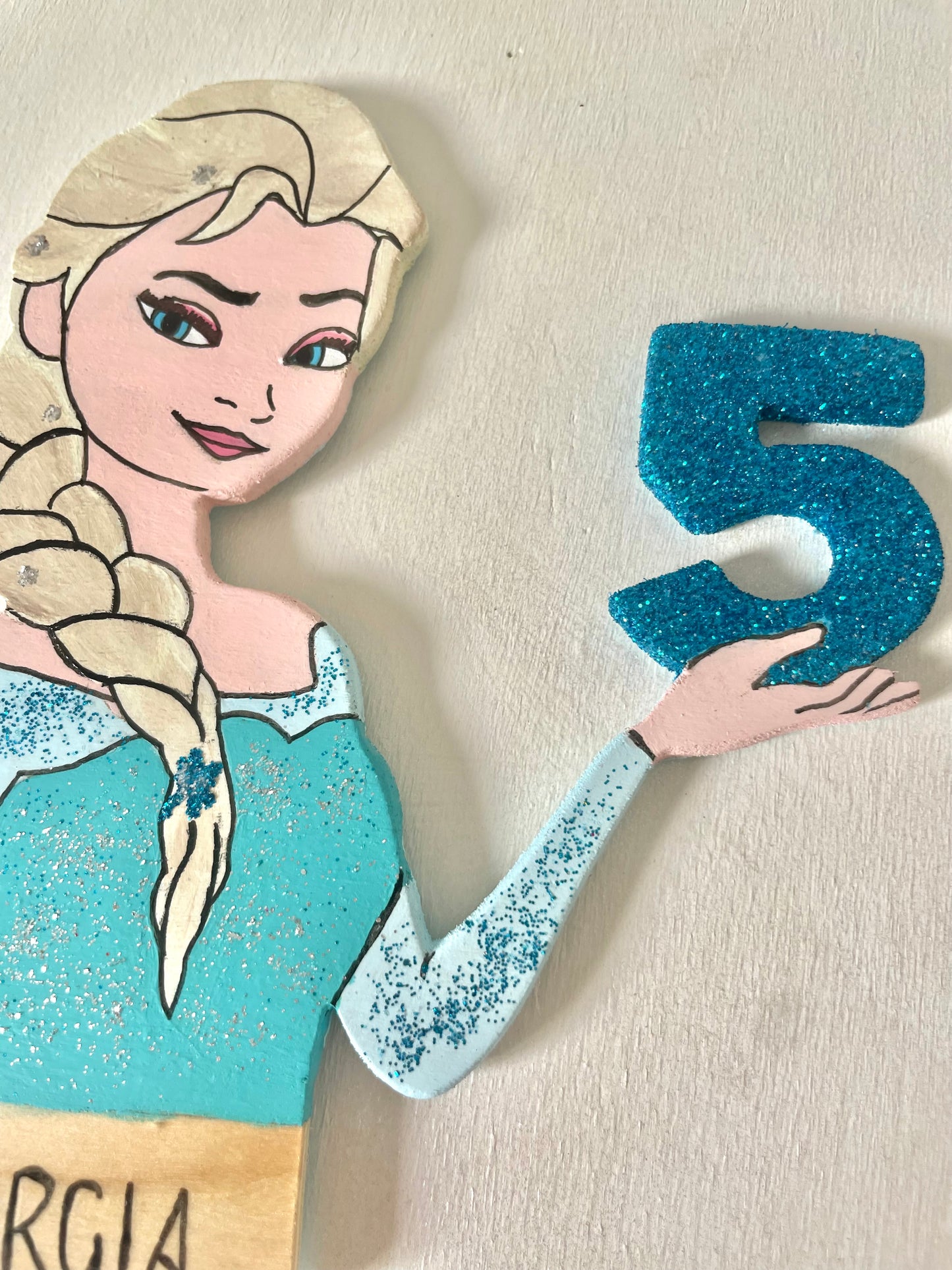 Cake topper - Decorazione in legno per torte