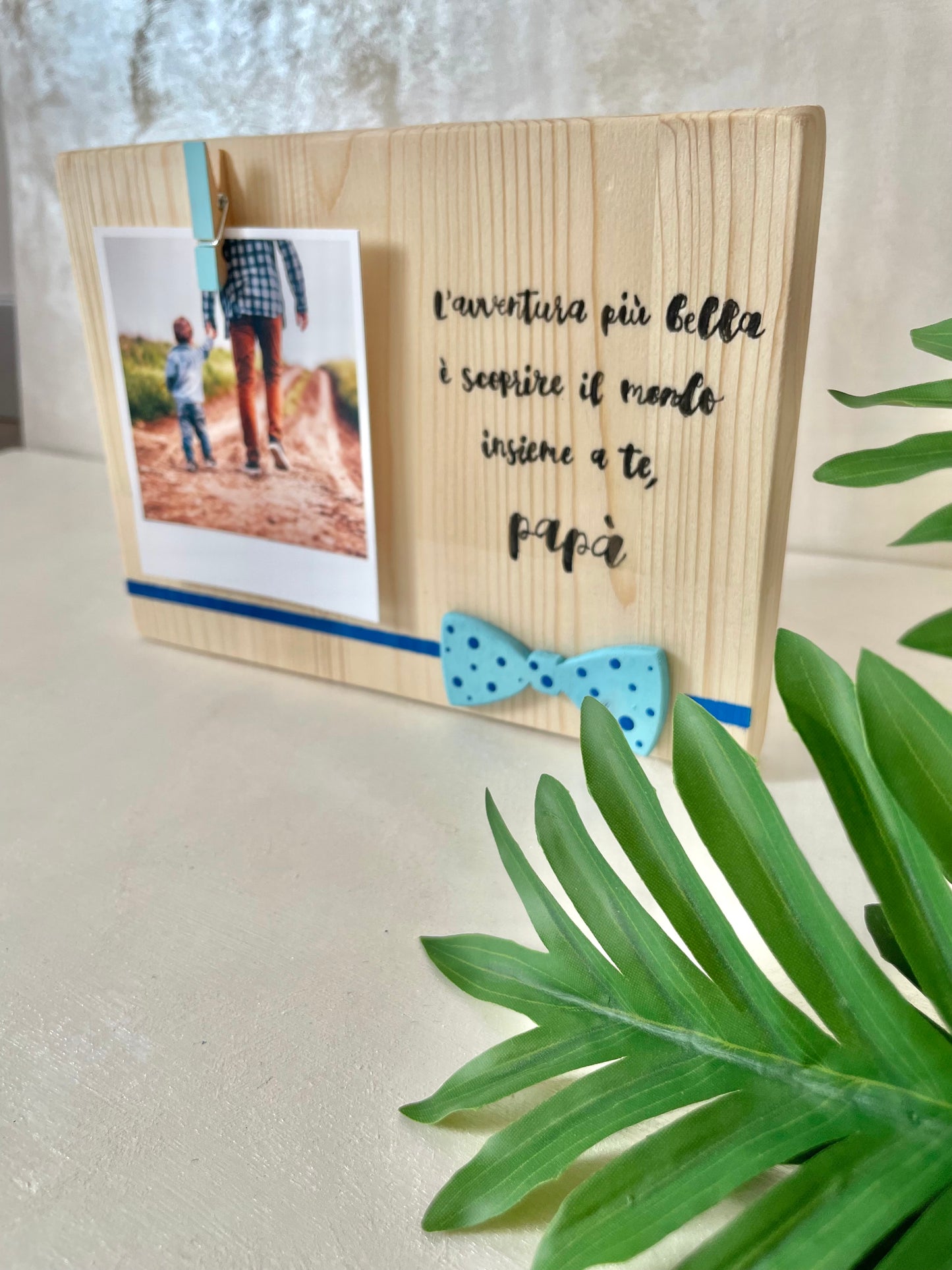 Targhetta portafoto - festa del papà