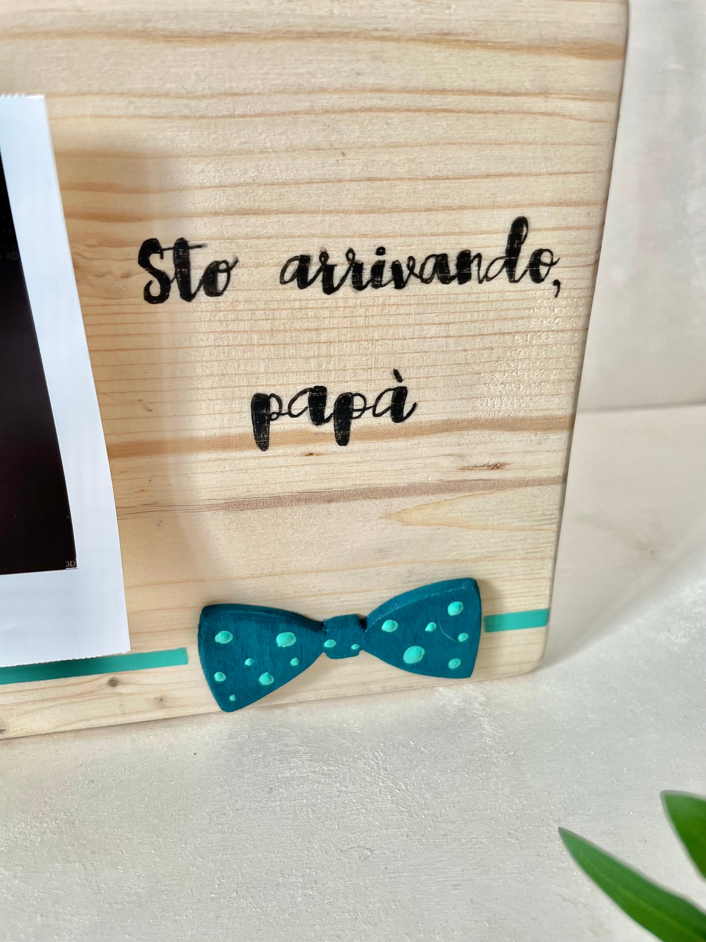 Targhetta portafoto - festa del papà