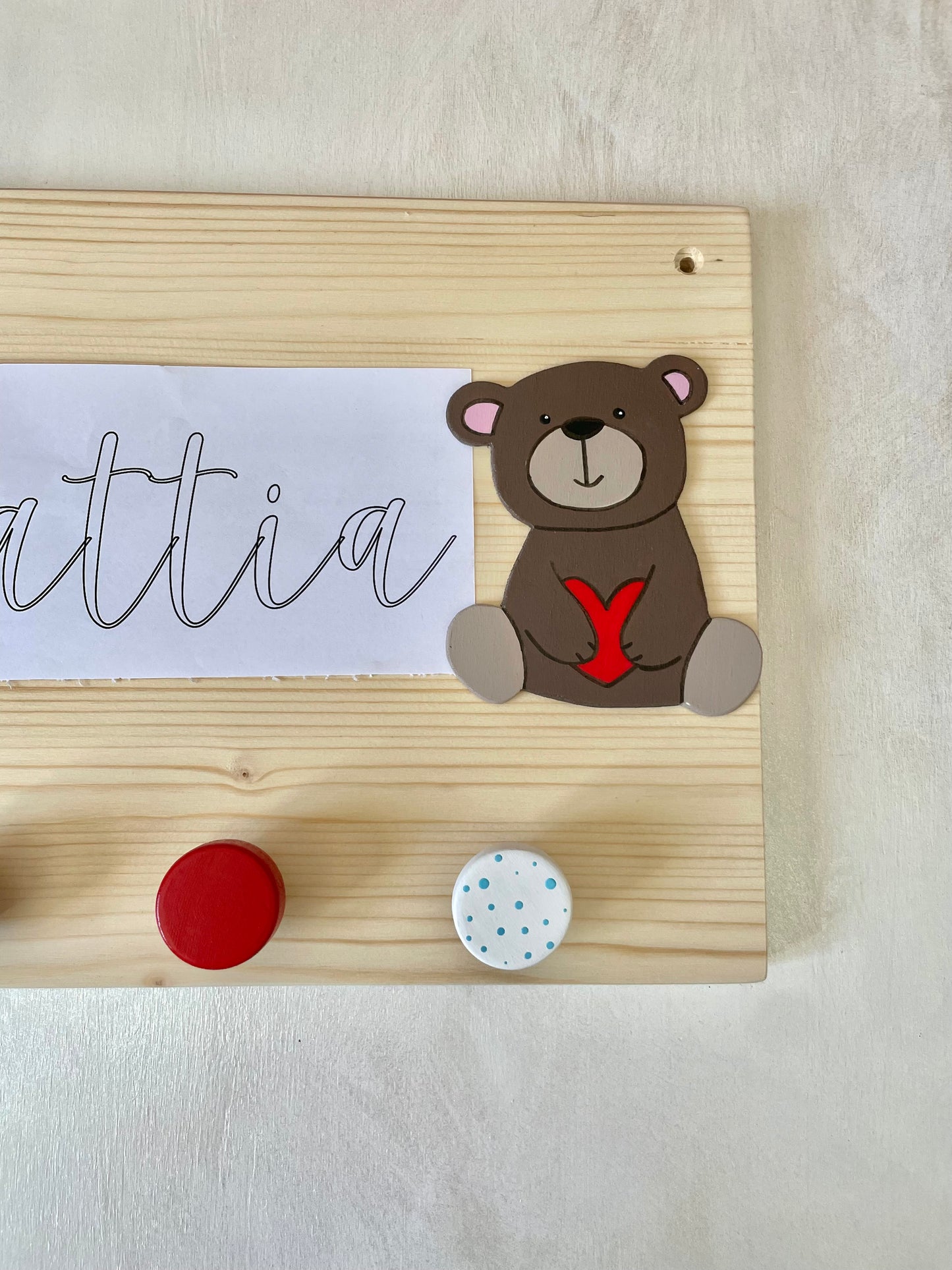APPENDELLO - Appendi abiti personalizzato per le camerette di bimbi e ragazzi