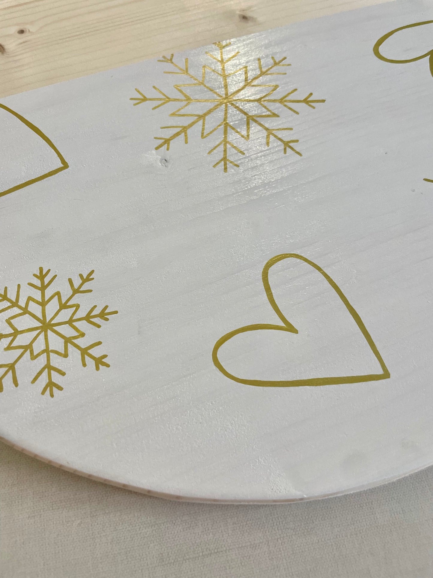 Vassoio/centrotavola natalizio