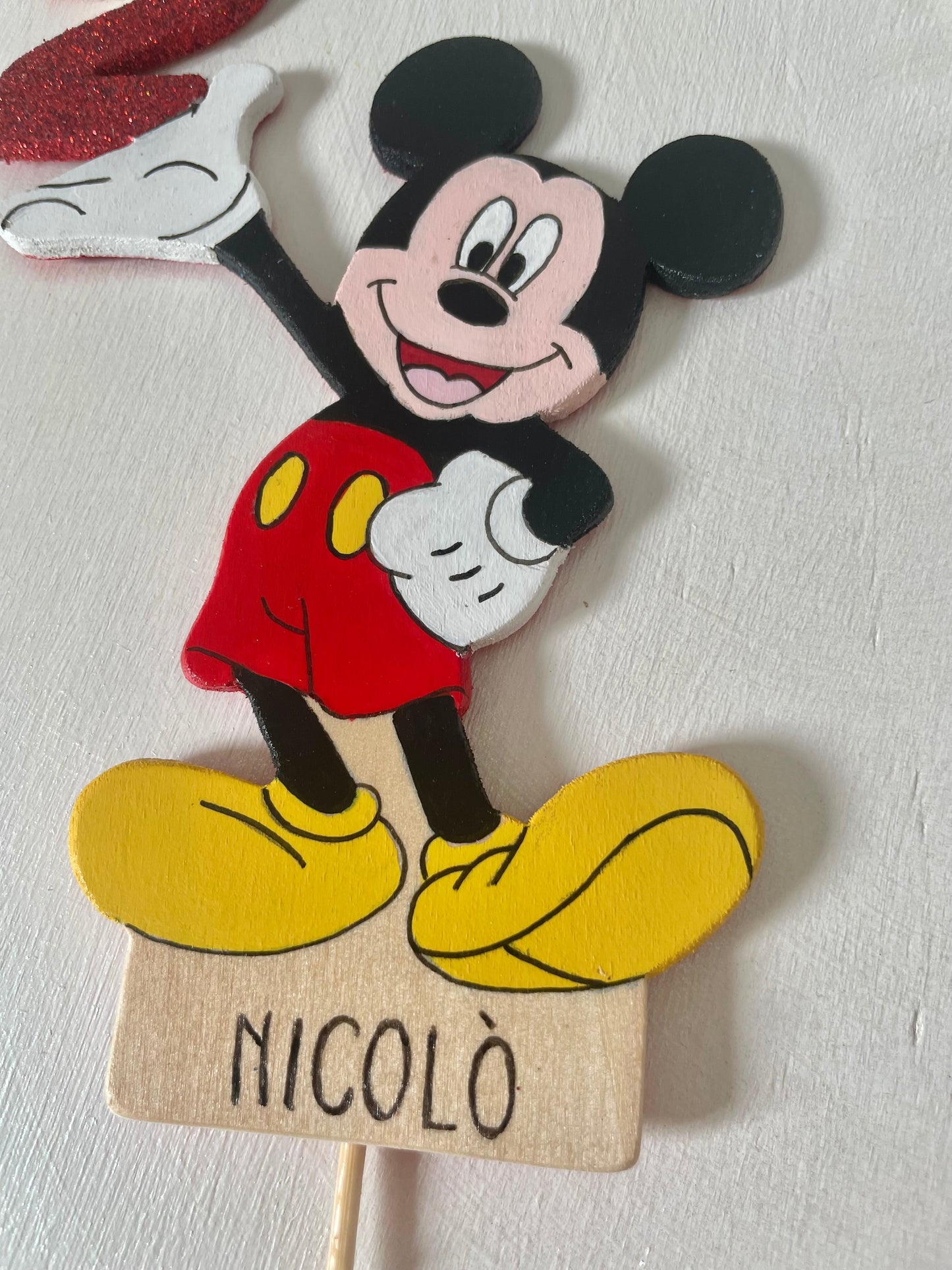 Cake topper - Decorazione in legno per torte