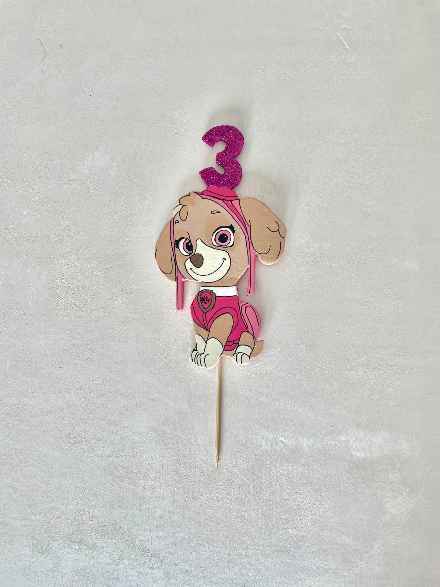 Cake topper - Decorazione in legno per torte