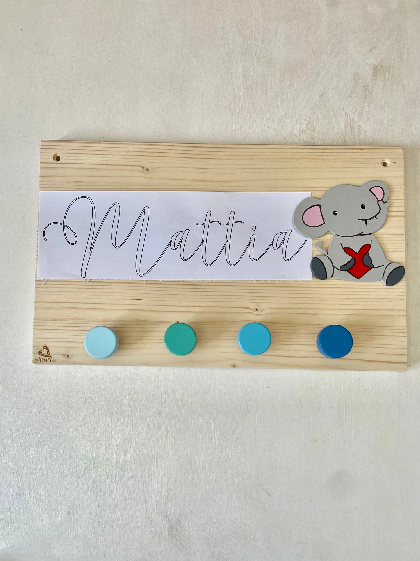 APPENDELLO - Appendi abiti personalizzato per le camerette di bimbi e ragazzi