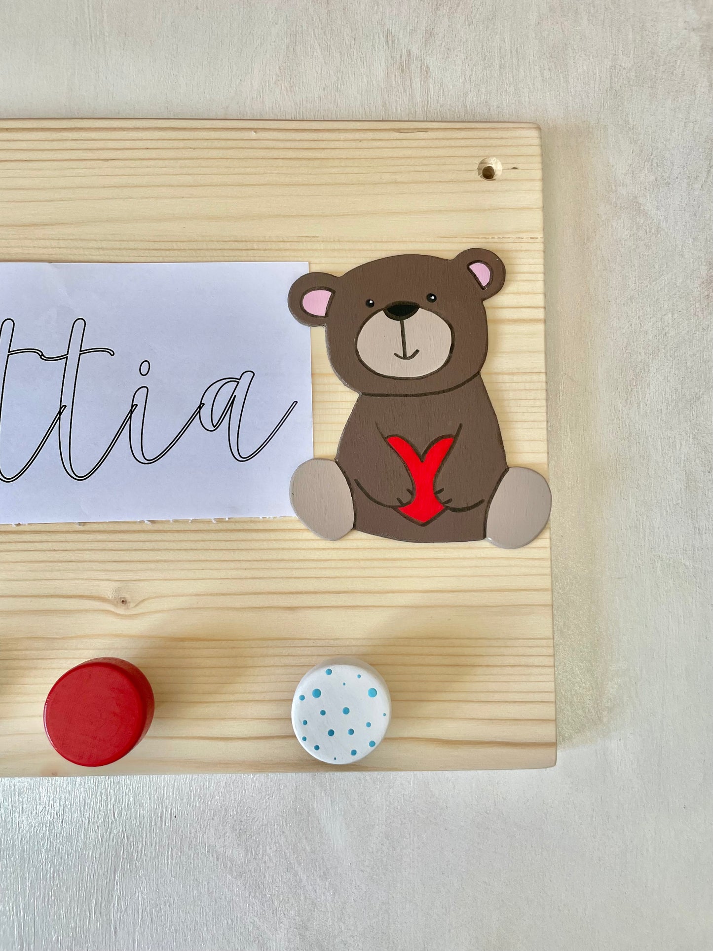 APPENDELLO - Appendi abiti personalizzato per le camerette di bimbi e ragazzi