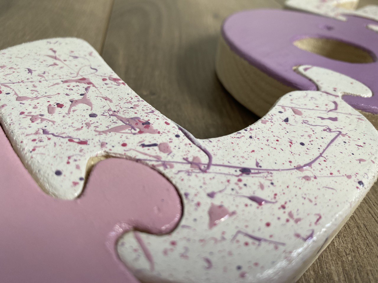 LETTERE INCASTRINE - gioco per bimbi in stile montessori - my heart wood