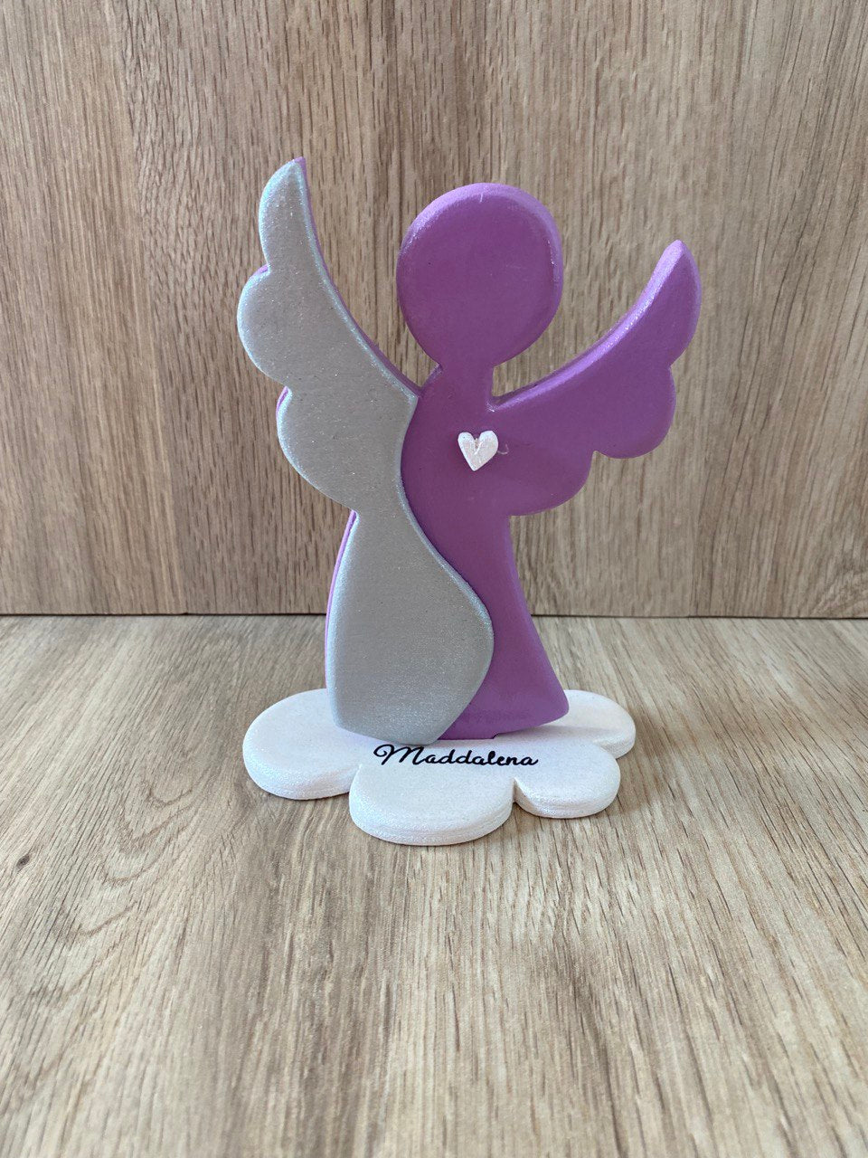 ANGIOLETTO - Angelo custode per nascita, Battesimo, Prima Comunione - my heart wood