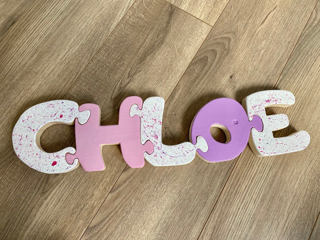 LETTERE INCASTRINE - gioco per bimbi in stile montessori - my heart wood