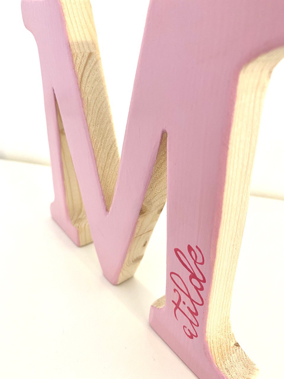 LETTERONA - decorazione per la casa e la cameretta - my heart wood
