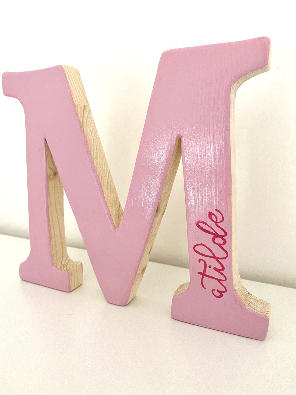 LETTERONA - decorazione per la casa e la cameretta - my heart wood