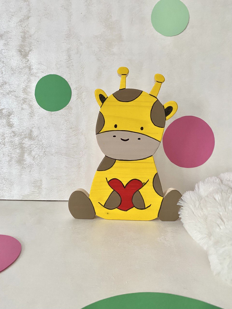 MyAnimals - Animaletto decorativo in legno  per la cameretta - my heart wood