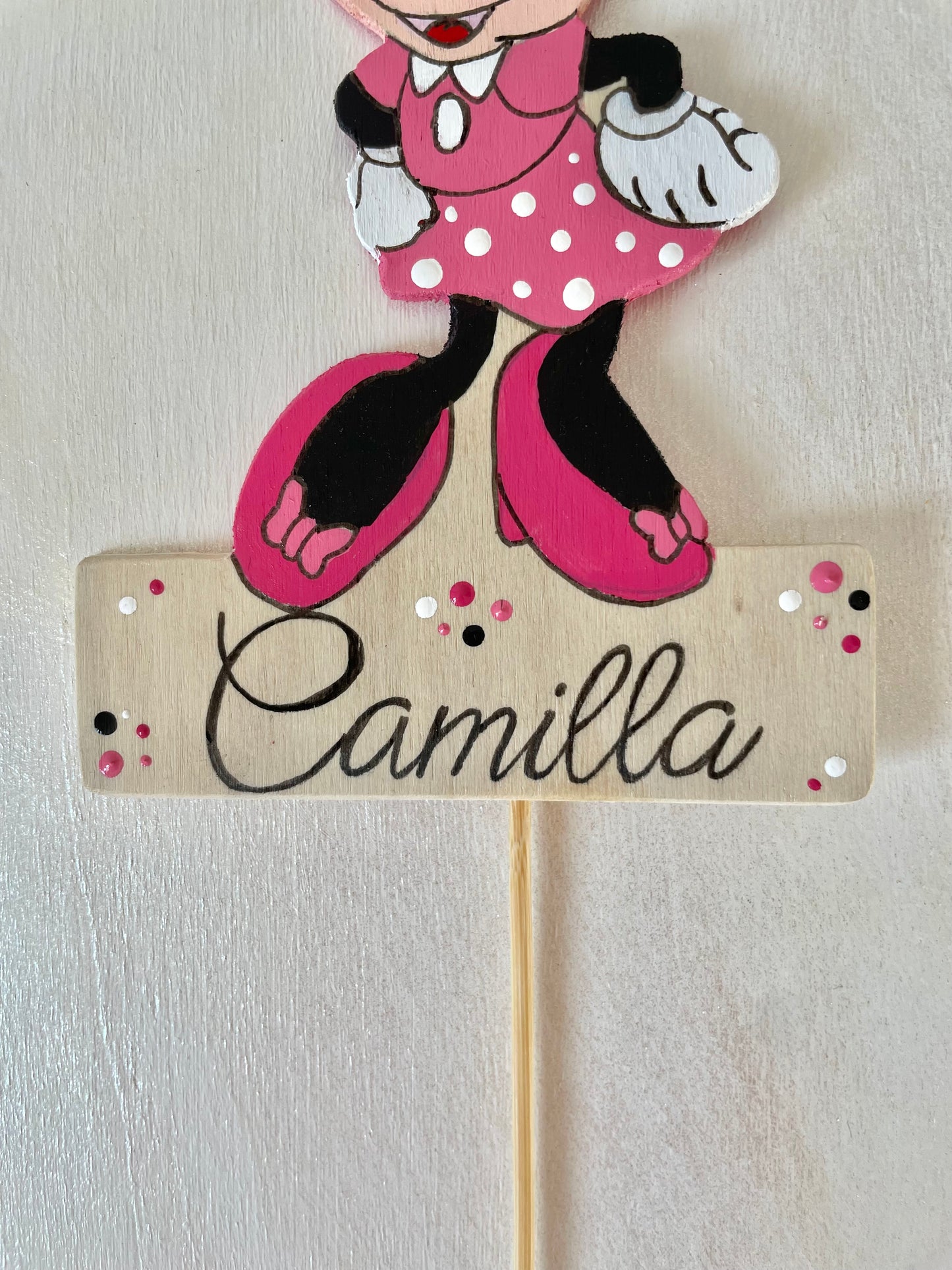 Cake topper - Decorazione in legno per torte
