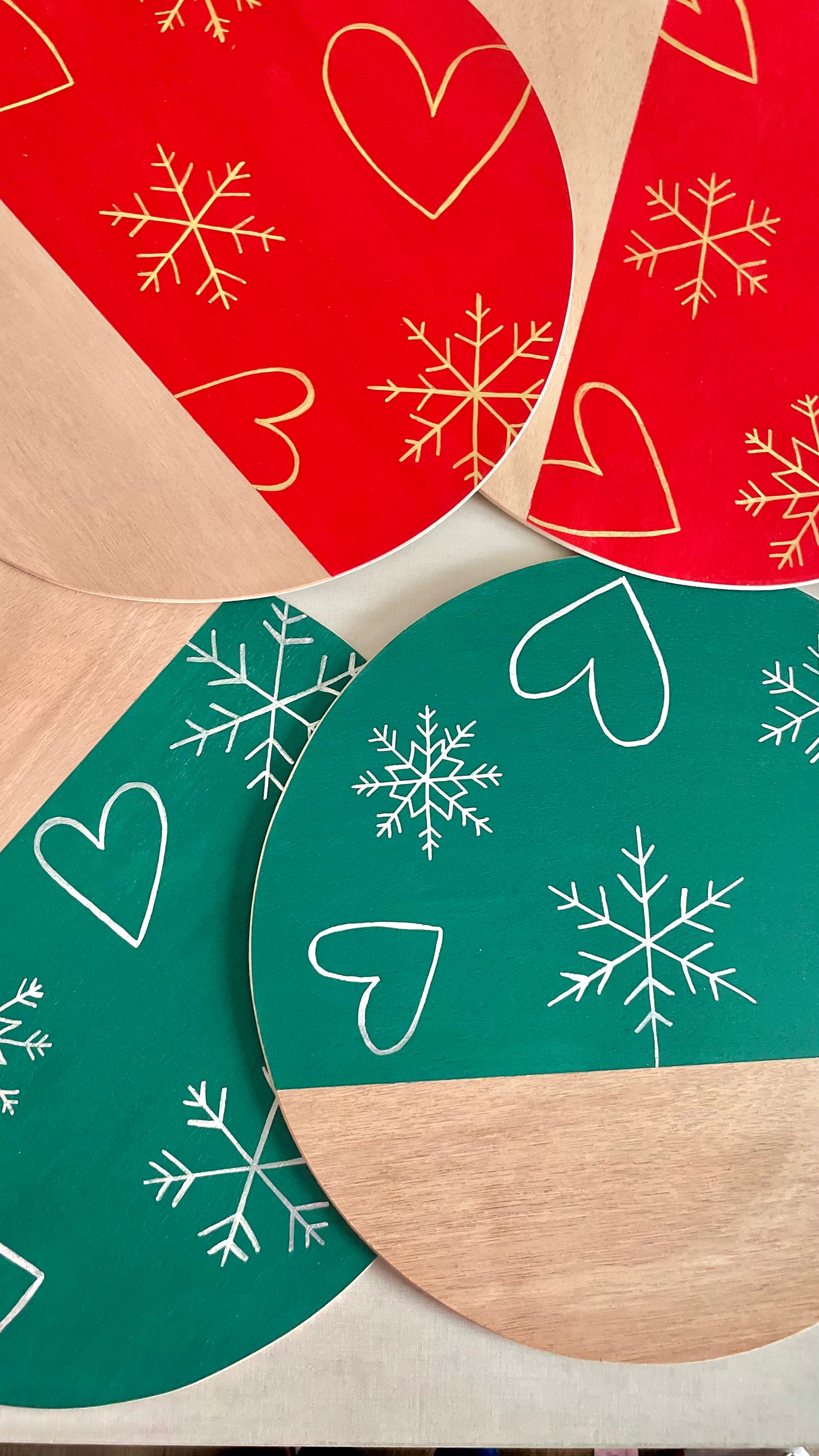 Sottopiatti/tovagliette natalizie