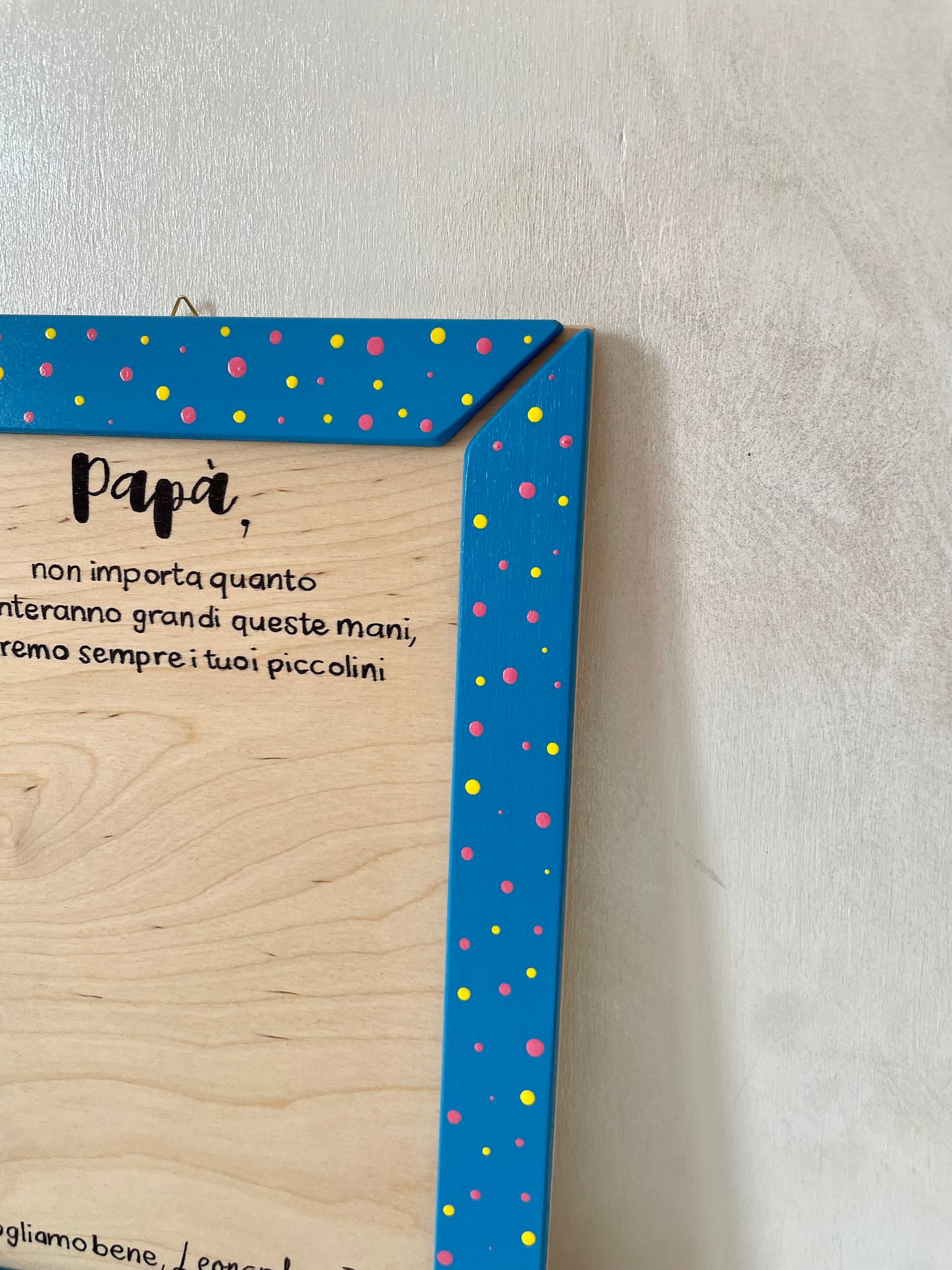 Quadretto - festa del papà