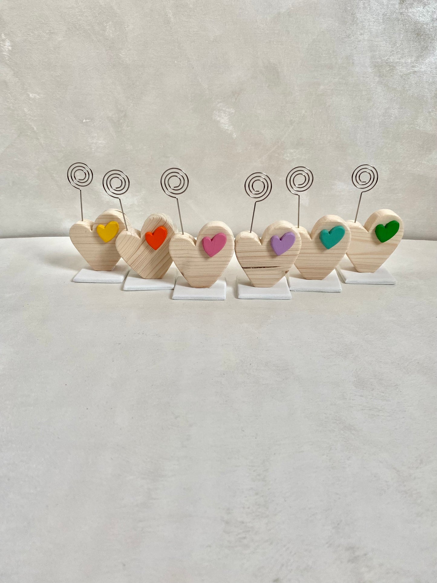 Segnaposto/portafoto cuore mini