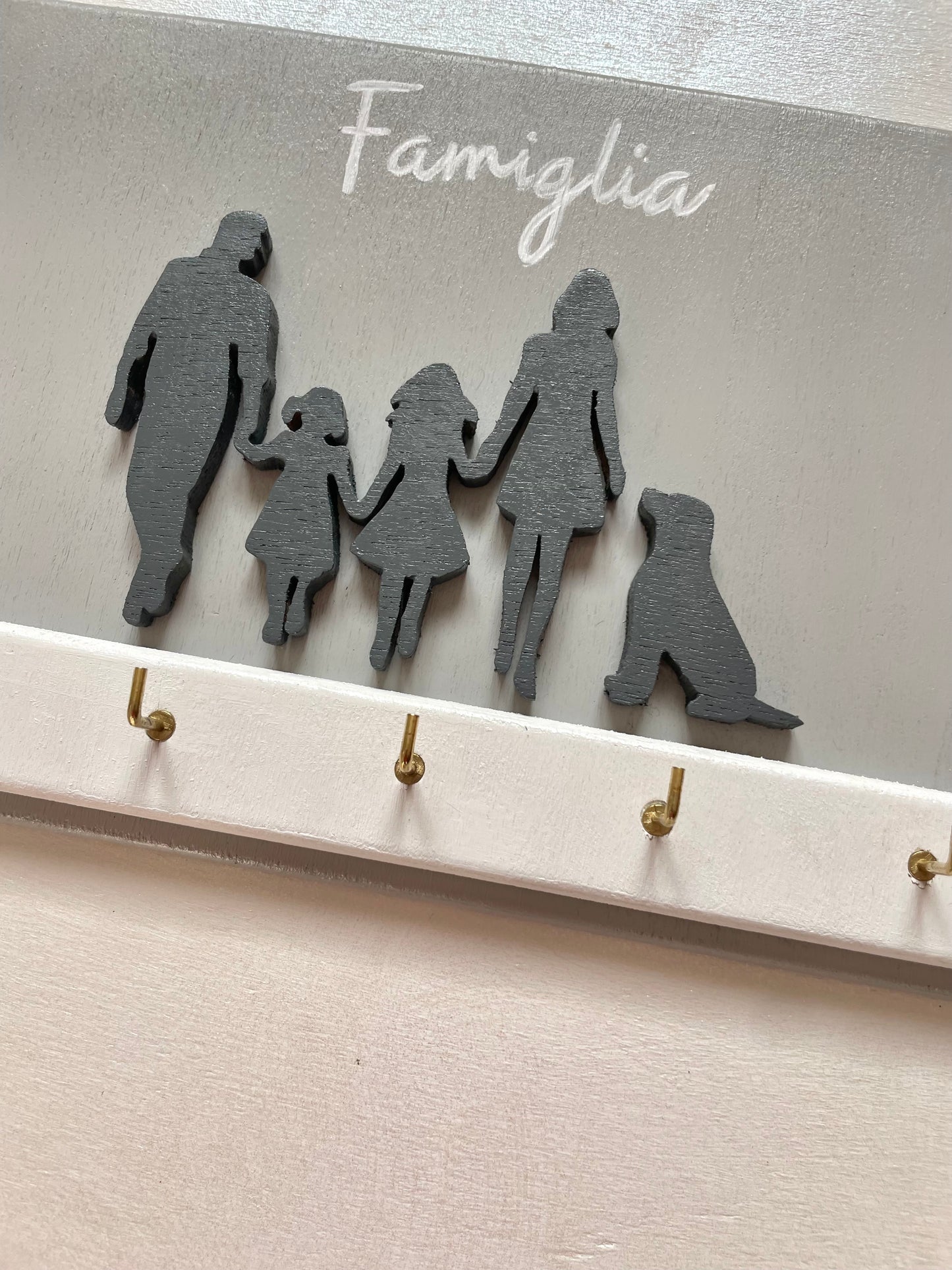 Appendi chiavi da parete personalizzato - sagome in rilievo