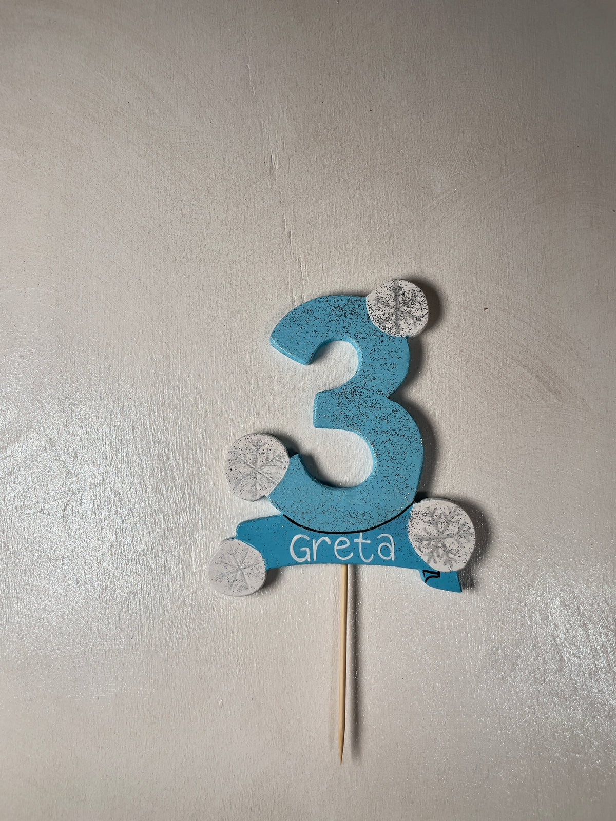Cake topper - Decorazione in legno per torte
