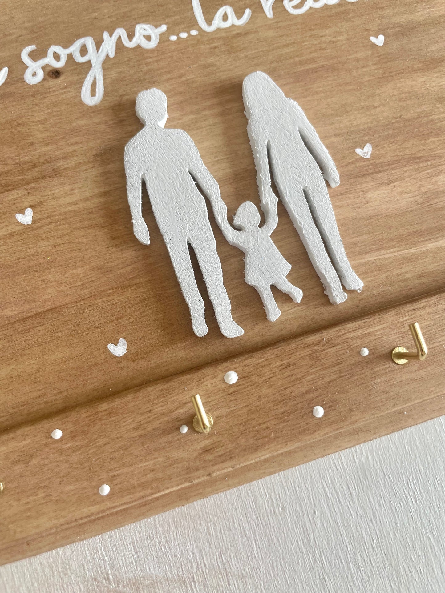 Appendi chiavi da parete personalizzato - sagome in rilievo