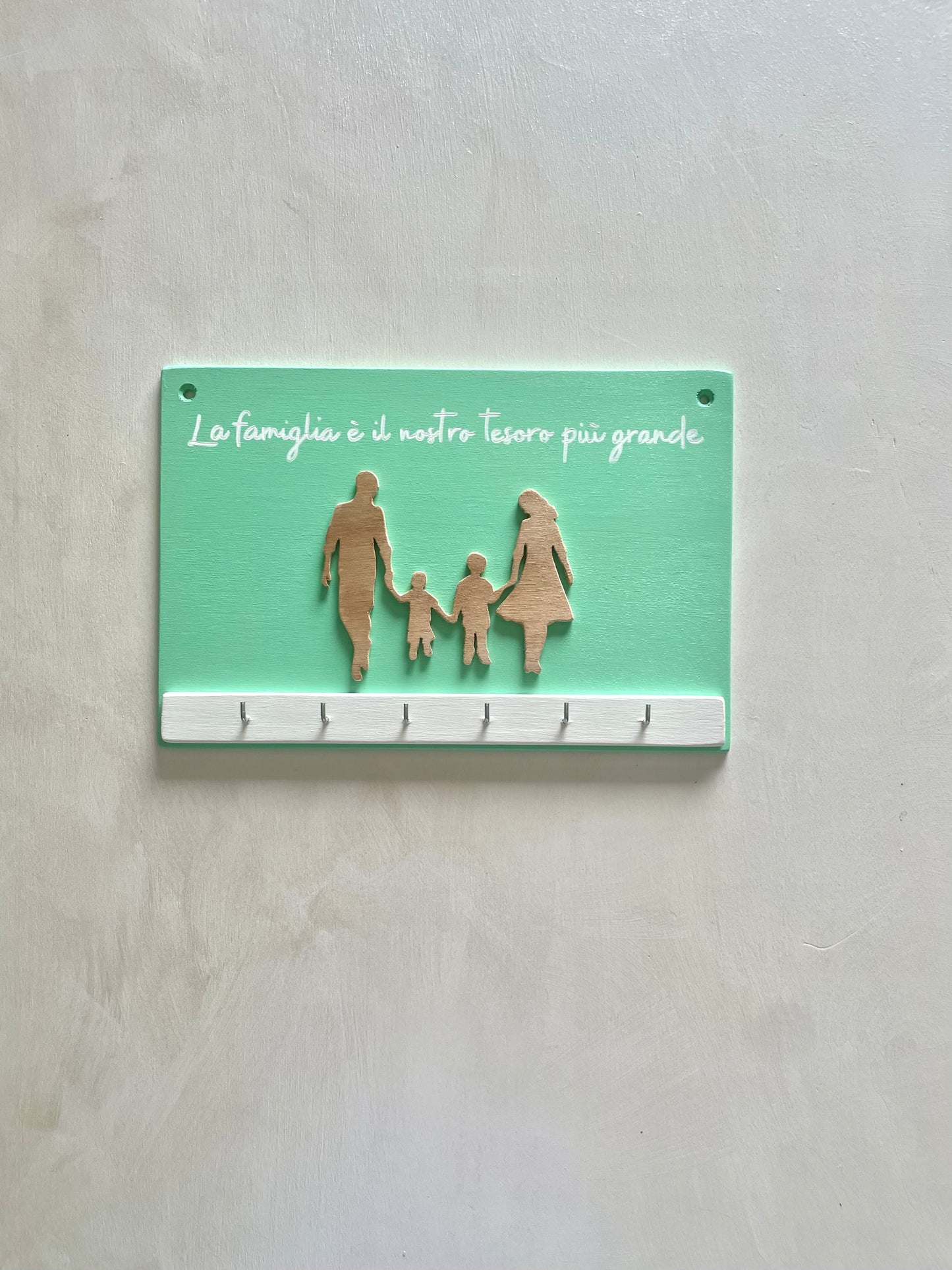 Appendi chiavi da parete personalizzato - sagome in rilievo