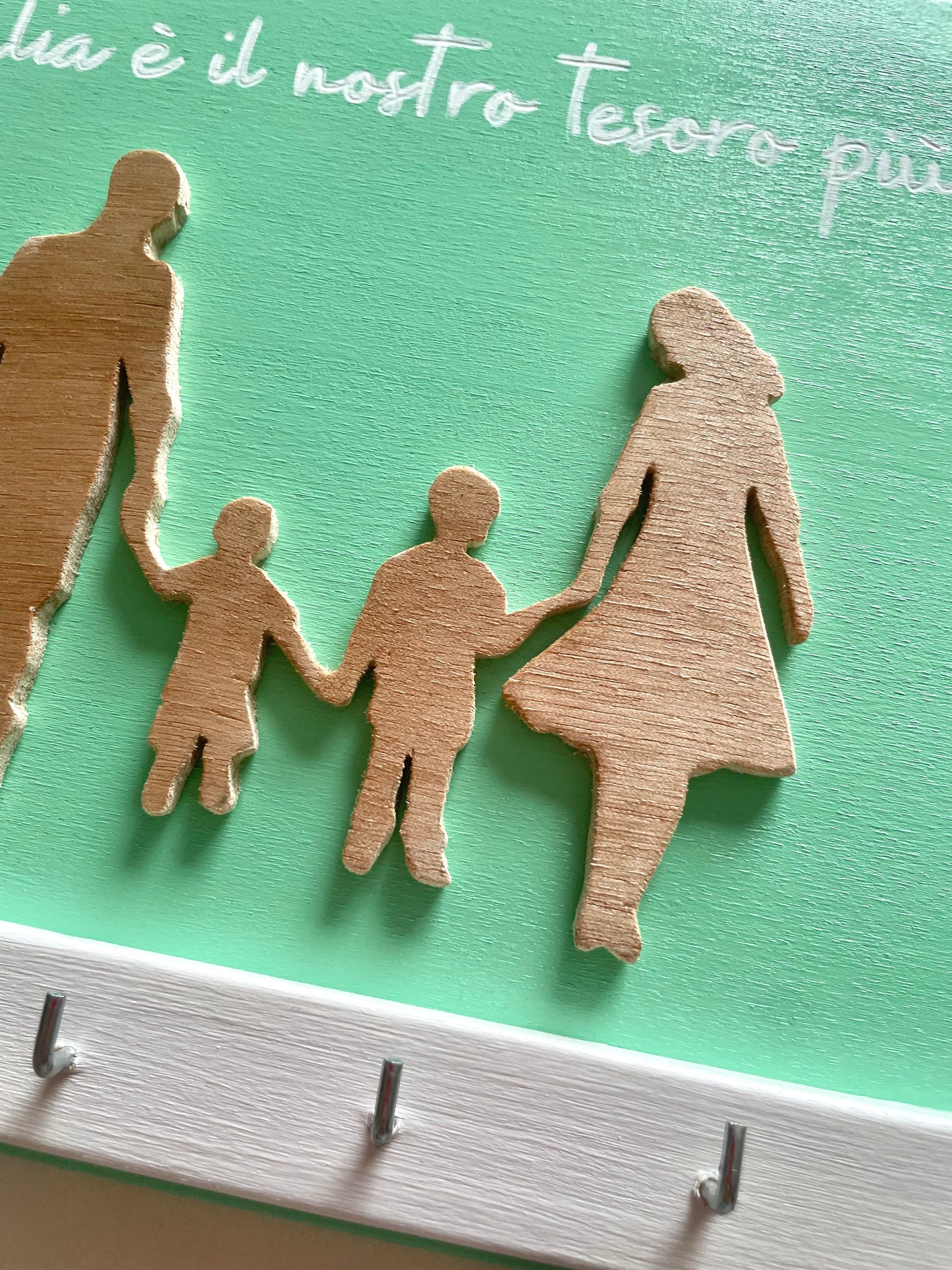 Appendi chiavi da parete personalizzato - sagome in rilievo