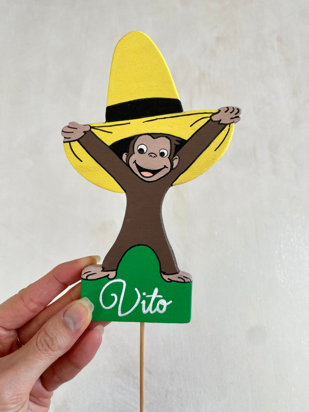 Cake topper - Decorazione in legno per torte