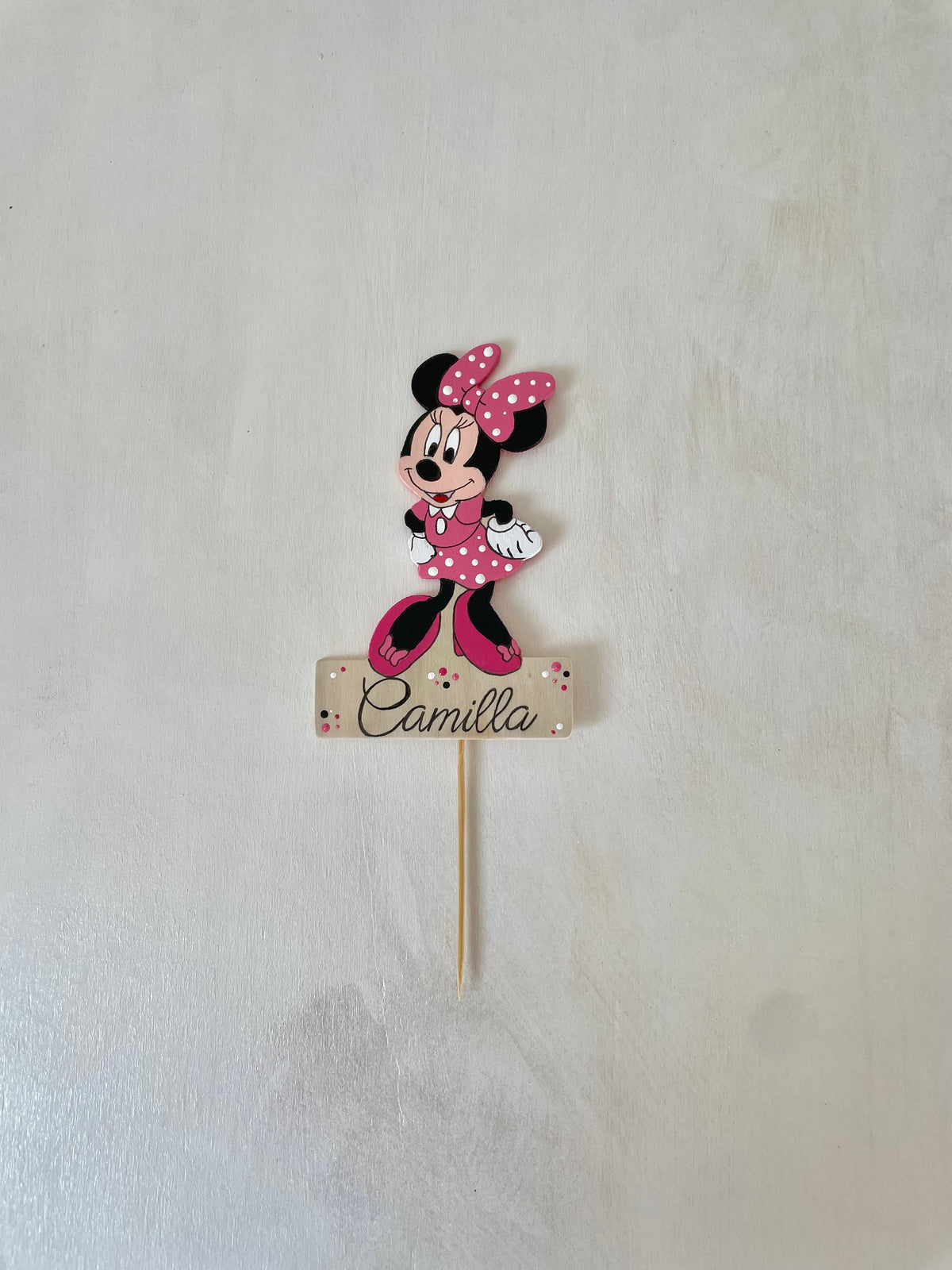 Cake topper - Decorazione in legno per torte