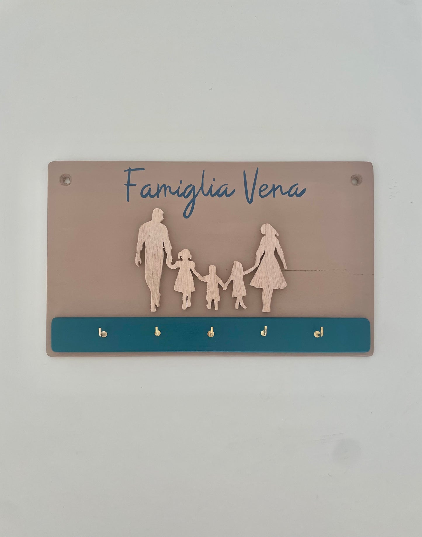 Appendi chiavi da parete personalizzato - sagome in rilievo