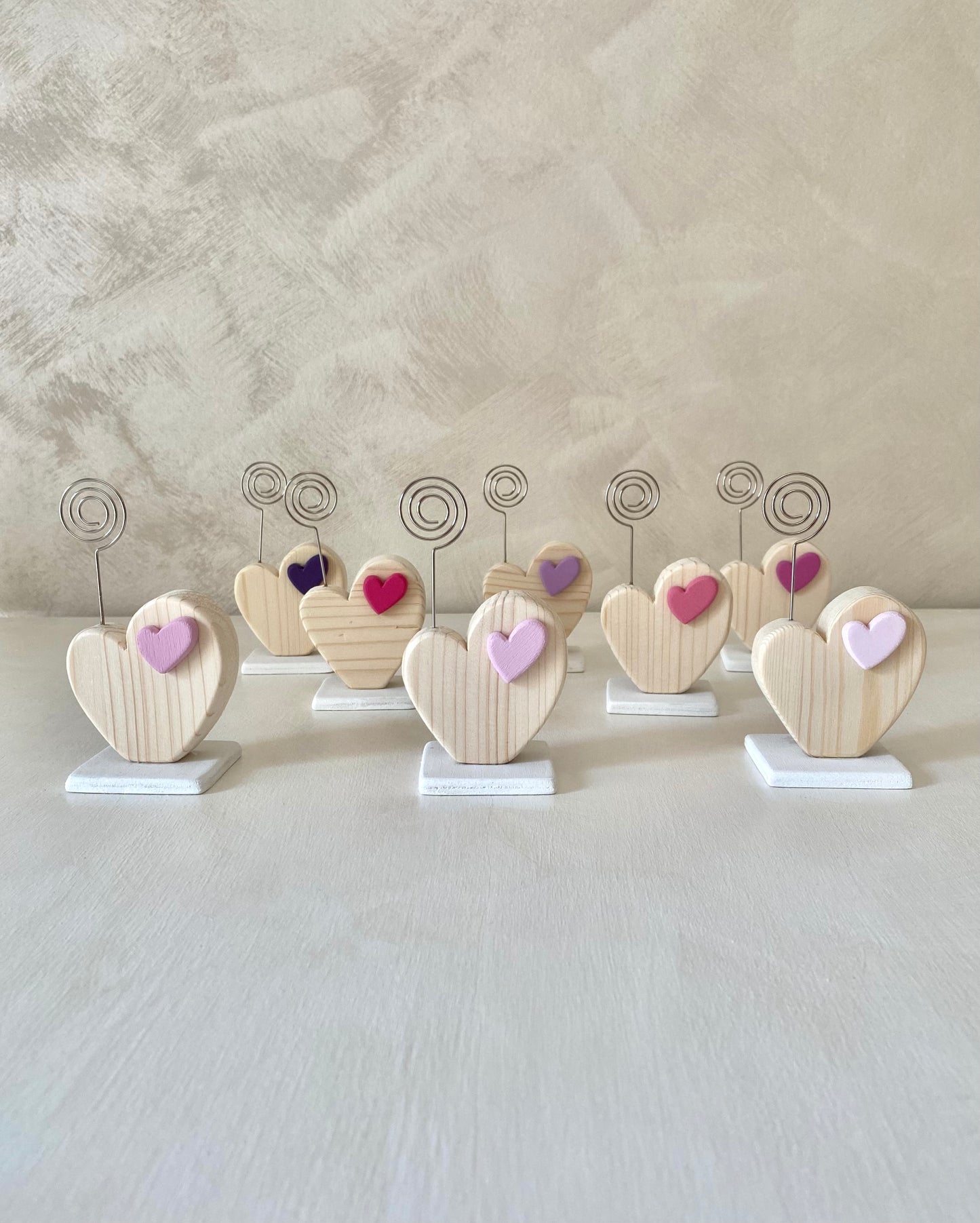 Segnaposto/portafoto cuore mini