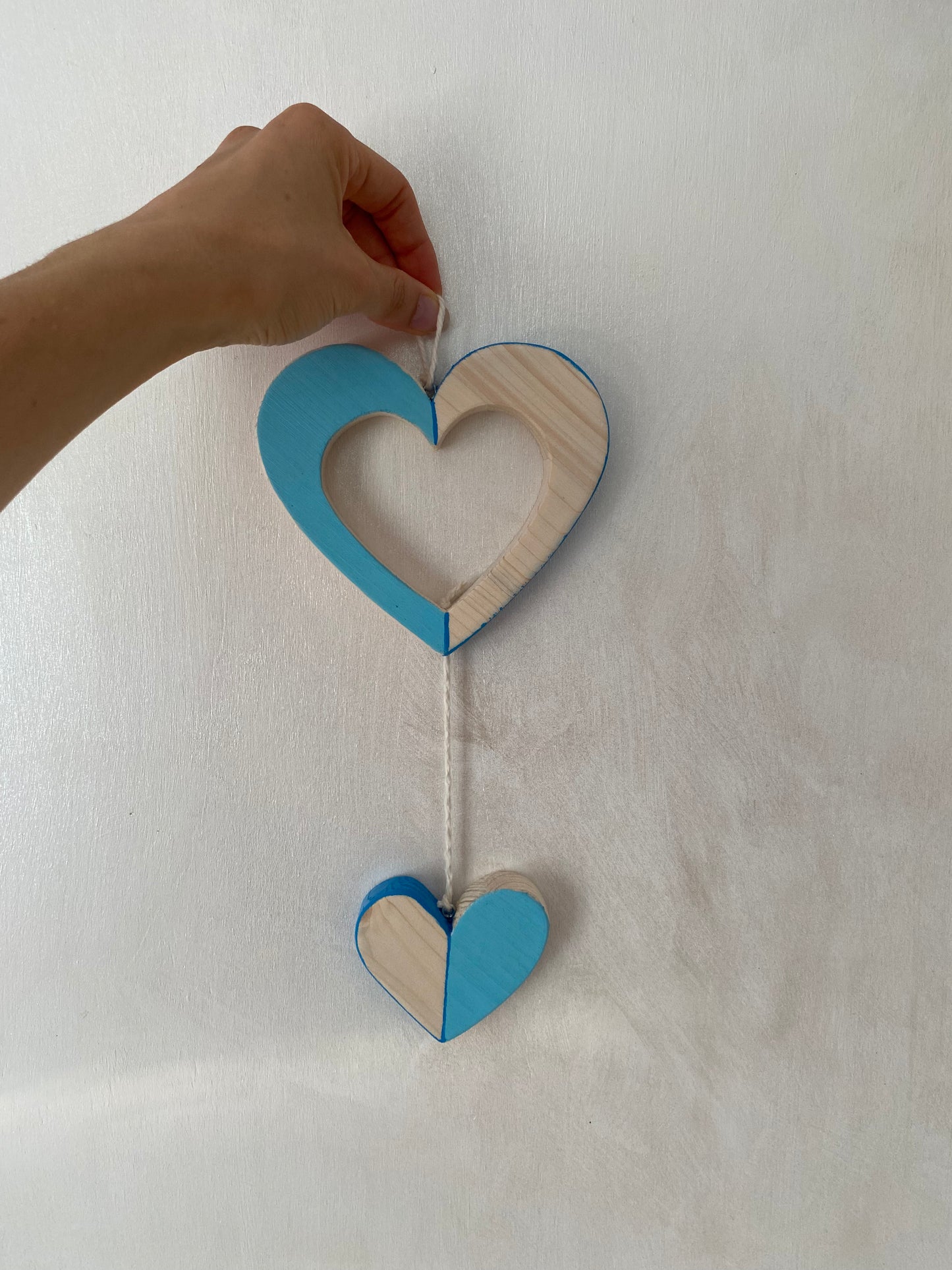 Cuori pendenti - Bomboniera e decorazione per la casa - my heart wood