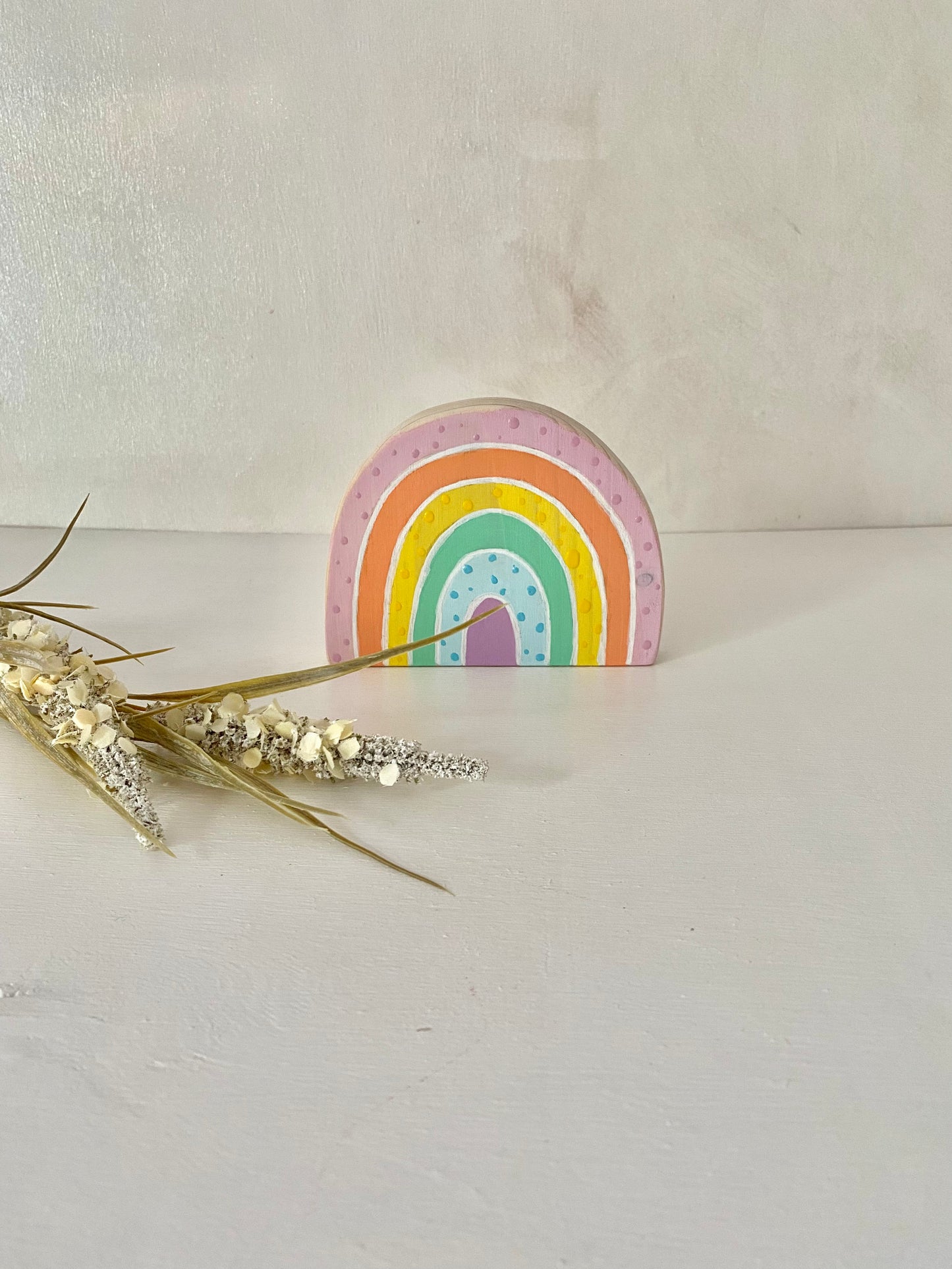 Mini Arcobaleno - Bomboniera personalizzabile per Battesimo, nascita, Comunione, Matrimonio - my heart wood