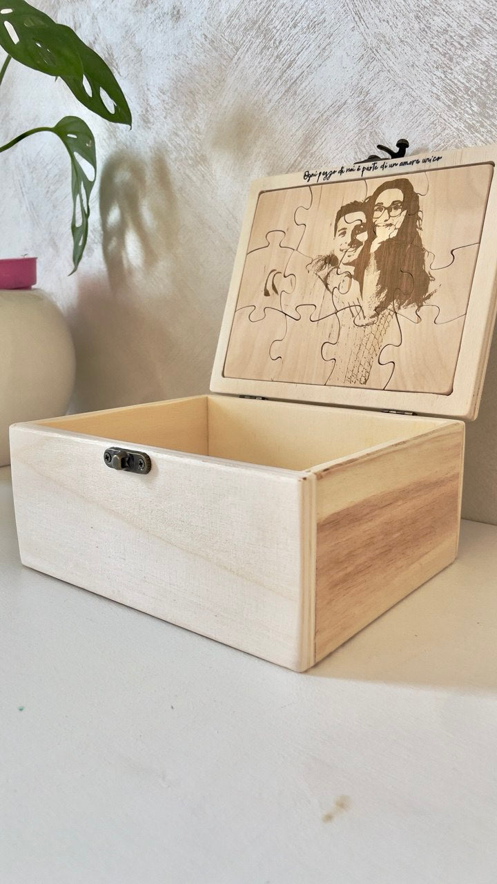 Mini Box con puzzle❤️