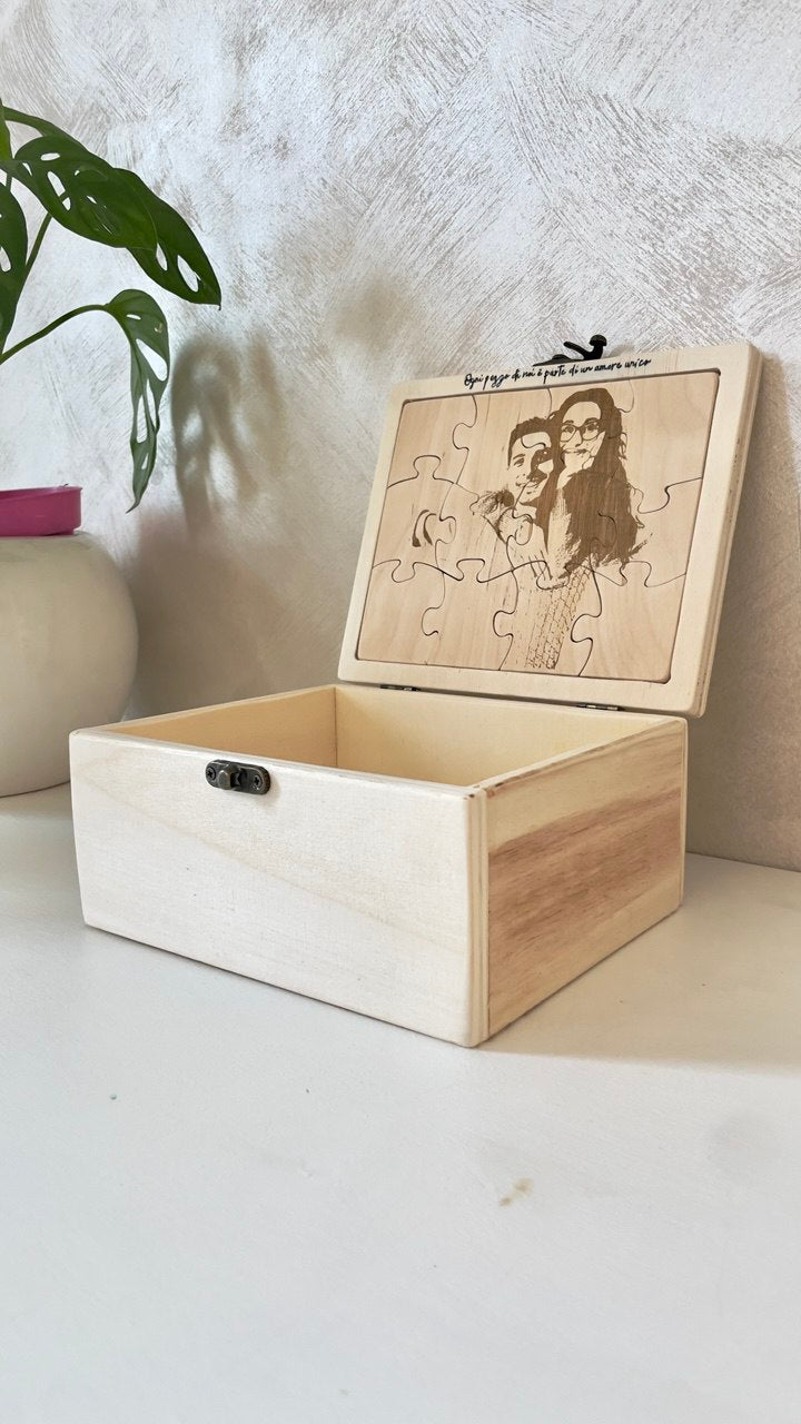 Mini Box con puzzle❤️