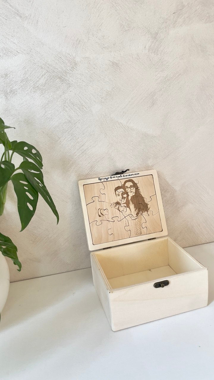 Mini Box con puzzle❤️