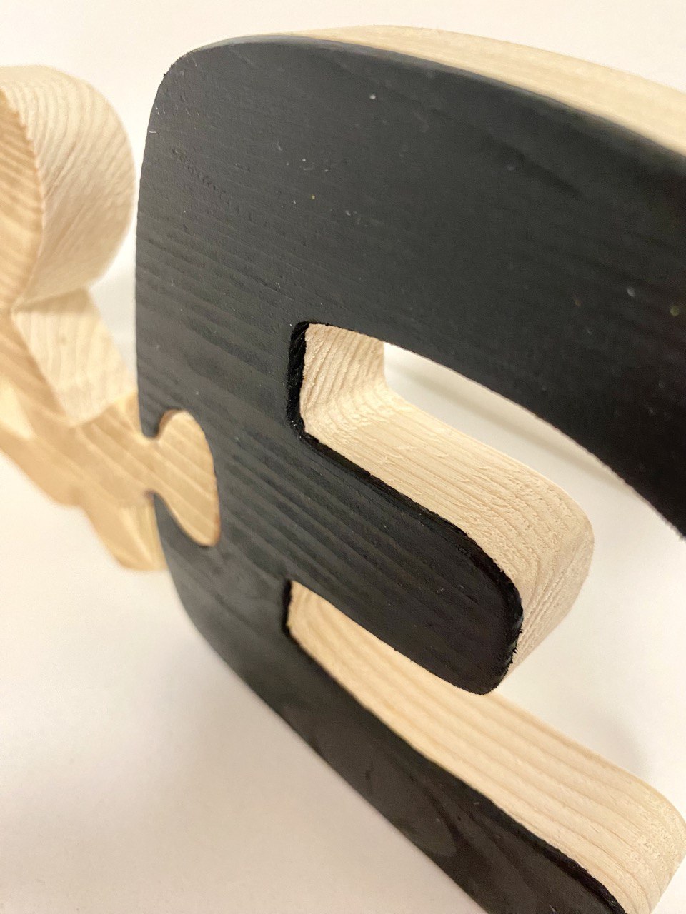 LETTERE INCASTRINE - gioco per bimbi in stile montessori - my heart wood